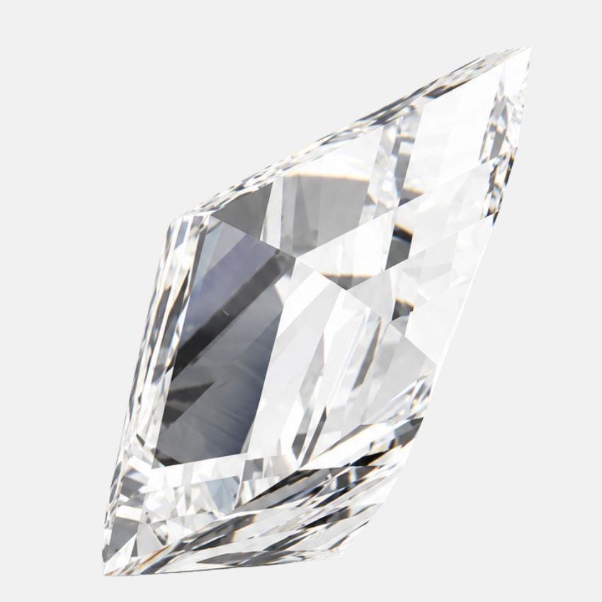 Mirano Jewels 6.05 Carat Kite Shaped Lab Grown Diamond F Color VVS2 Clarity IGI Certified