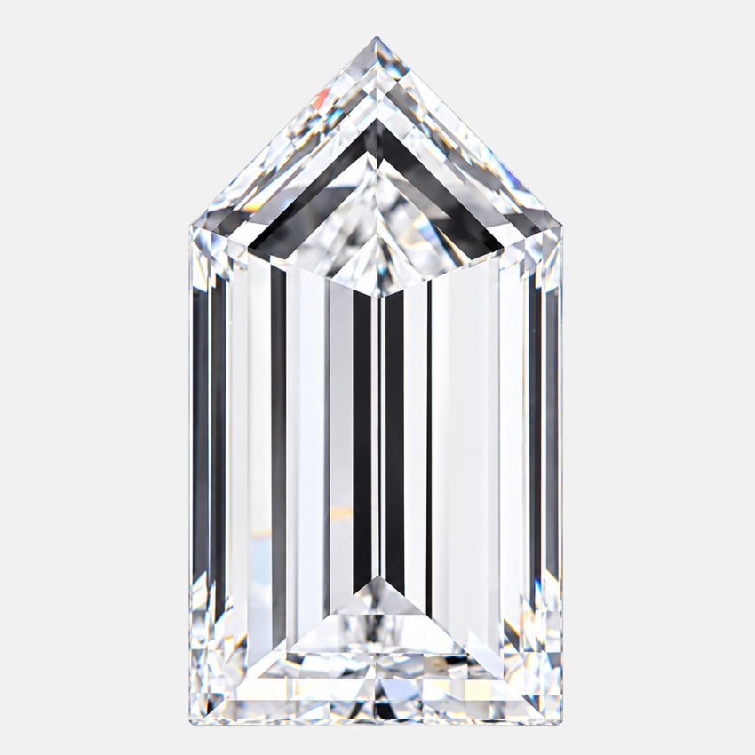 Mirano Jewels 1.05 Carat Bullet Shaped Lab Grown Diamond E Color VVS2 Clarity IGI Certified