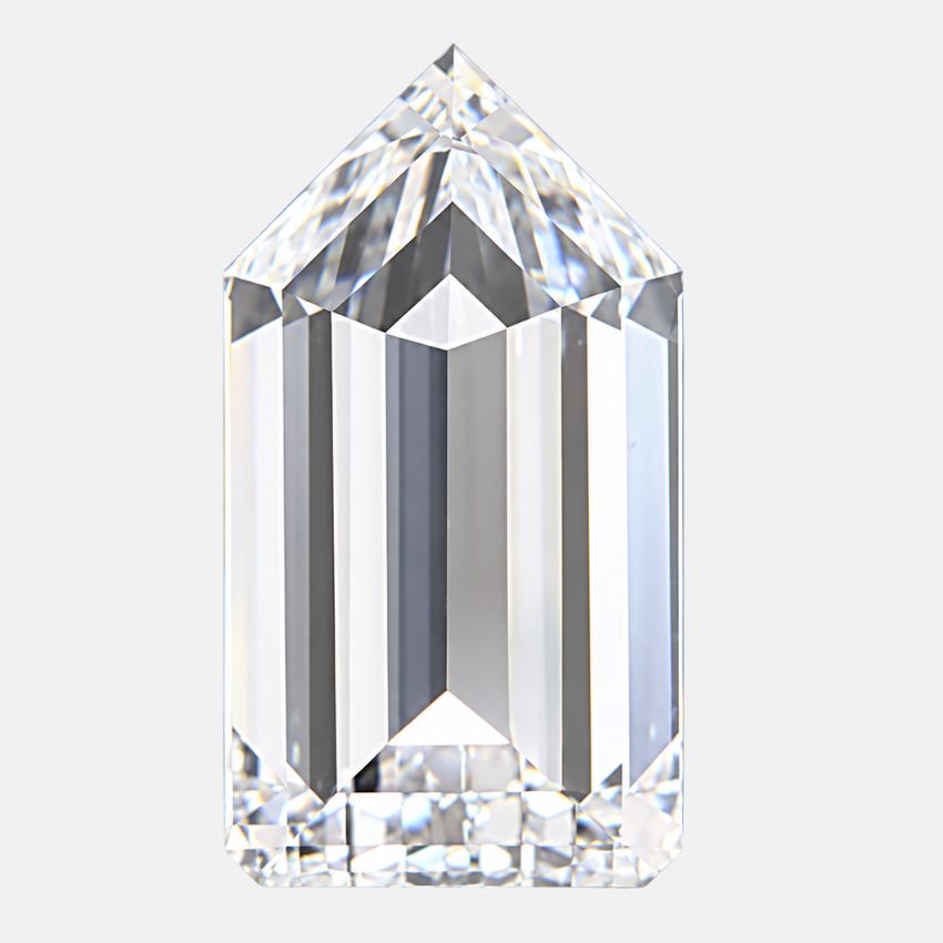 Mirano Jewels 1.05 Carat Bullet Shaped Lab Grown Diamond E Color VVS2 Clarity IGI Certified