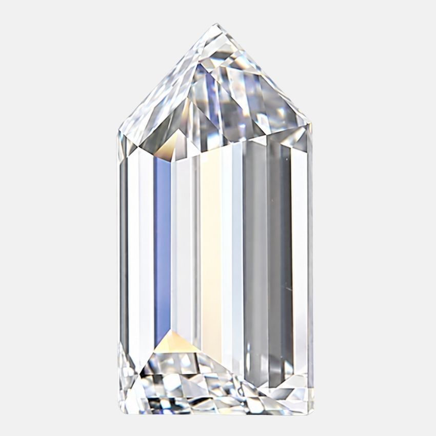 Mirano Jewels 1.05 Carat Bullet Shaped Lab Grown Diamond E Color VVS2 Clarity IGI Certified