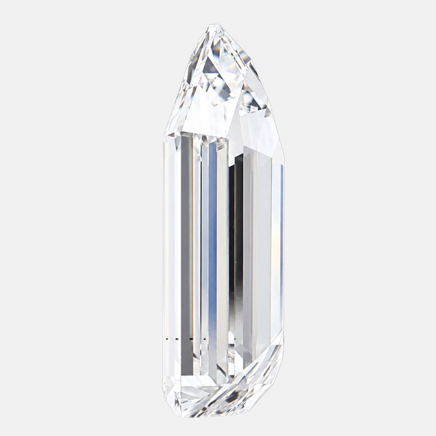 Mirano Jewels 4.03 Carat Bullet Lab Grown Loose Diamond E Color VS1 Clarity IGI Certified