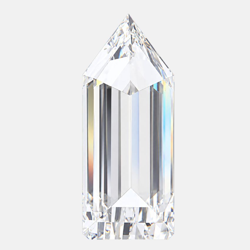 Mirano Jewels 4.03 Carat Bullet Lab Grown Loose Diamond E Color VS1 Clarity IGI Certified