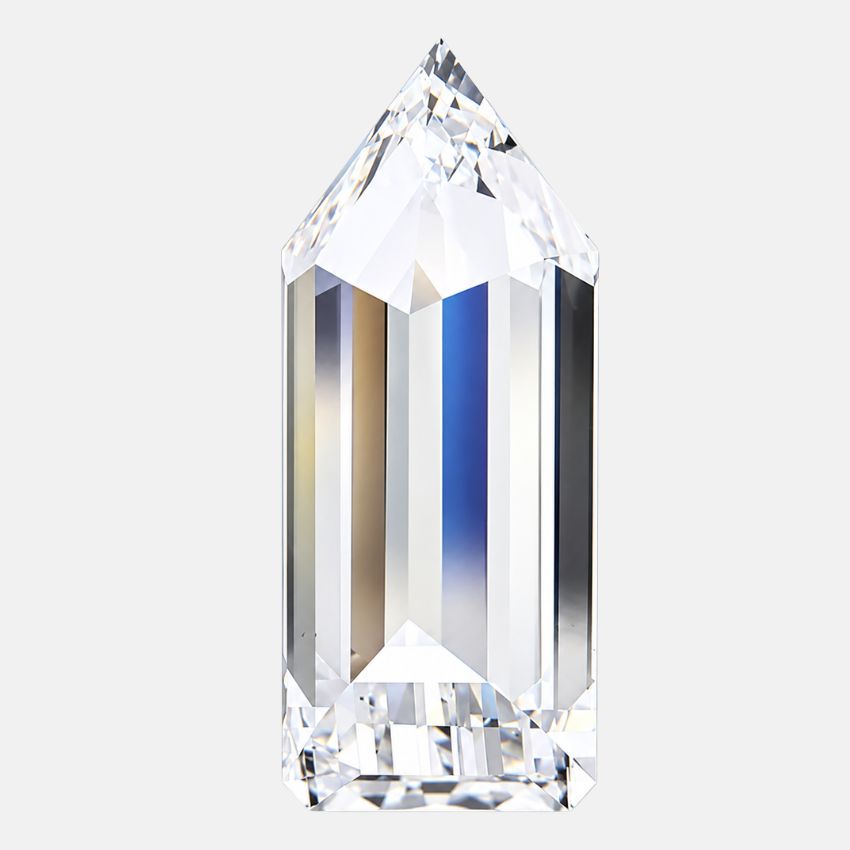 Mirano Jewels 4.03 Carat Bullet Lab Grown Loose Diamond E Color VS1 Clarity IGI Certified