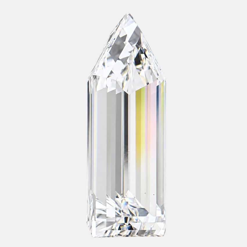 Mirano Jewels 4.03 Carat Bullet Lab Grown Loose Diamond E Color VS1 Clarity IGI Certified