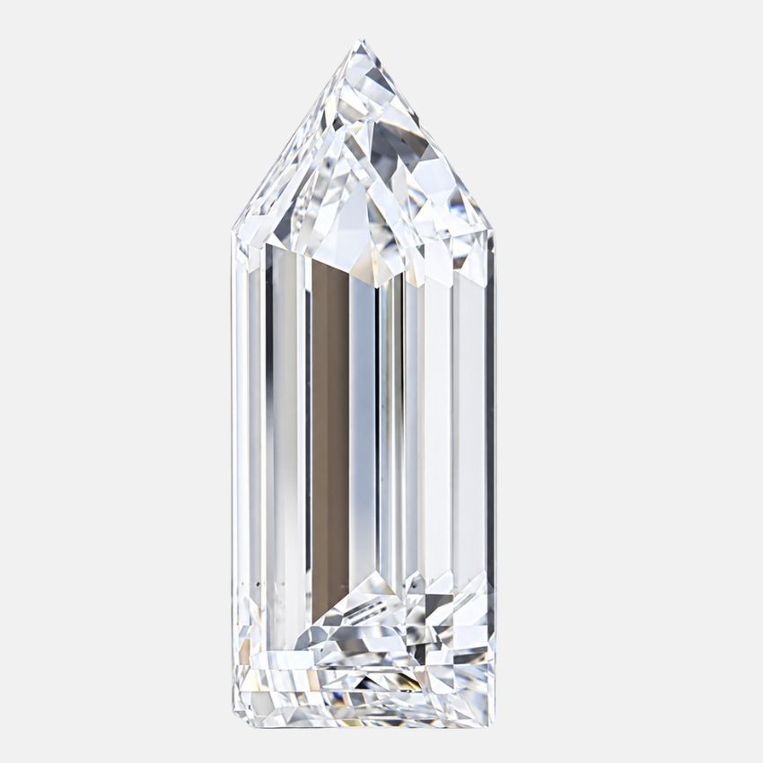 Mirano Jewels 4.03 Carat Bullet Lab Grown Loose Diamond E Color VS1 Clarity IGI Certified