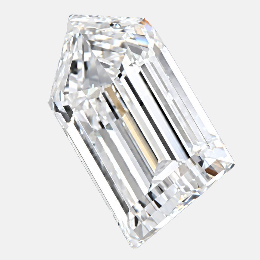 Mirano Jewels 1.09 Carat Bullet Shaped Lab Grown Diamond E Color VVS2 Clarity IGI Certified