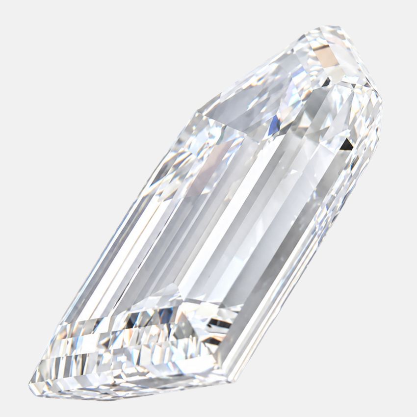 Mirano Jewels 1.09 Carat Bullet Shaped Lab Grown Diamond E Color VVS2 Clarity IGI Certified