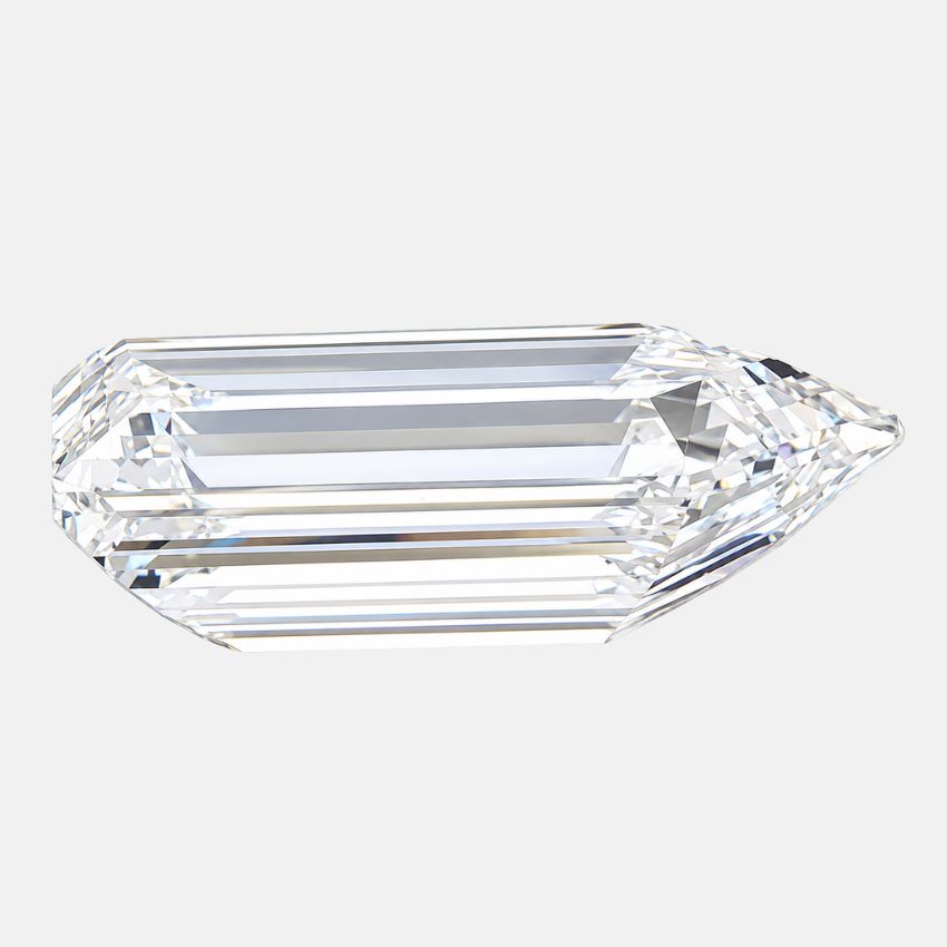 Mirano Jewels 1.09 Carat Bullet Shaped Lab Grown Diamond E Color VVS2 Clarity IGI Certified