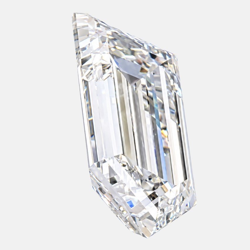 Mirano Jewels 1.09 Carat Bullet Shaped Lab Grown Diamond E Color VVS2 Clarity IGI Certified
