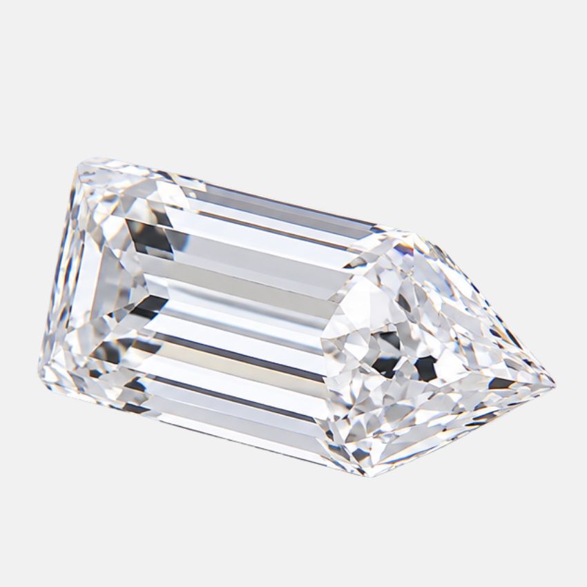 Mirano Jewels 1.18 Carat Bullet Lab Grown Loose Diamond F Color VVS2 Clarity IGI Certified