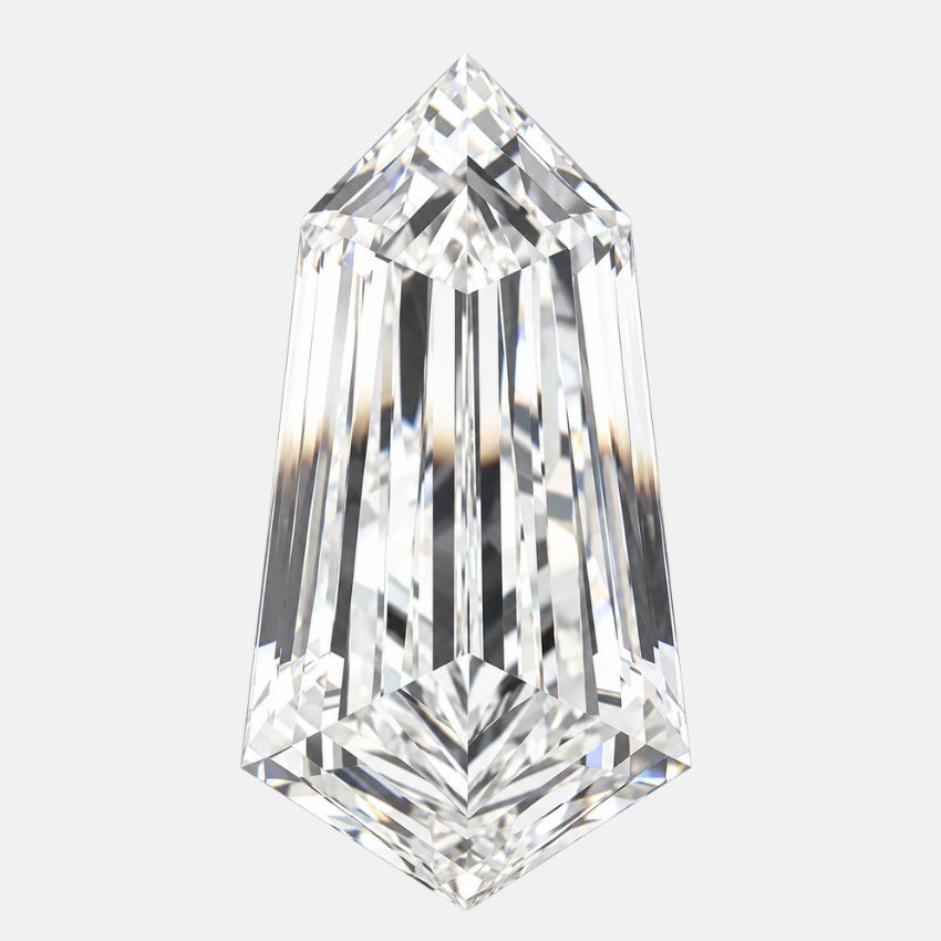 Mirano Jewels 1.11 Carat Shield Lab Grown Loose Diamond F Color VS2 Clarity IGI Certified
