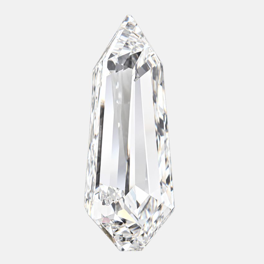 Mirano Jewels 1.11 Carat Shield Lab Grown Loose Diamond F Color VS2 Clarity IGI Certified