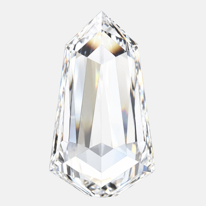 Mirano Jewels 1.04 Carat Shield Lab Grown Loose Diamond E Color VVS2 Clarity IGI Certified