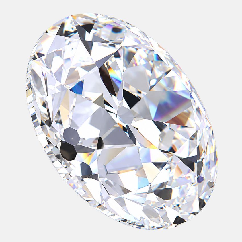 Mirano Jewels 2.80 Carat Eurocut Lab Grown Diamond E Color VVS2 Clarity