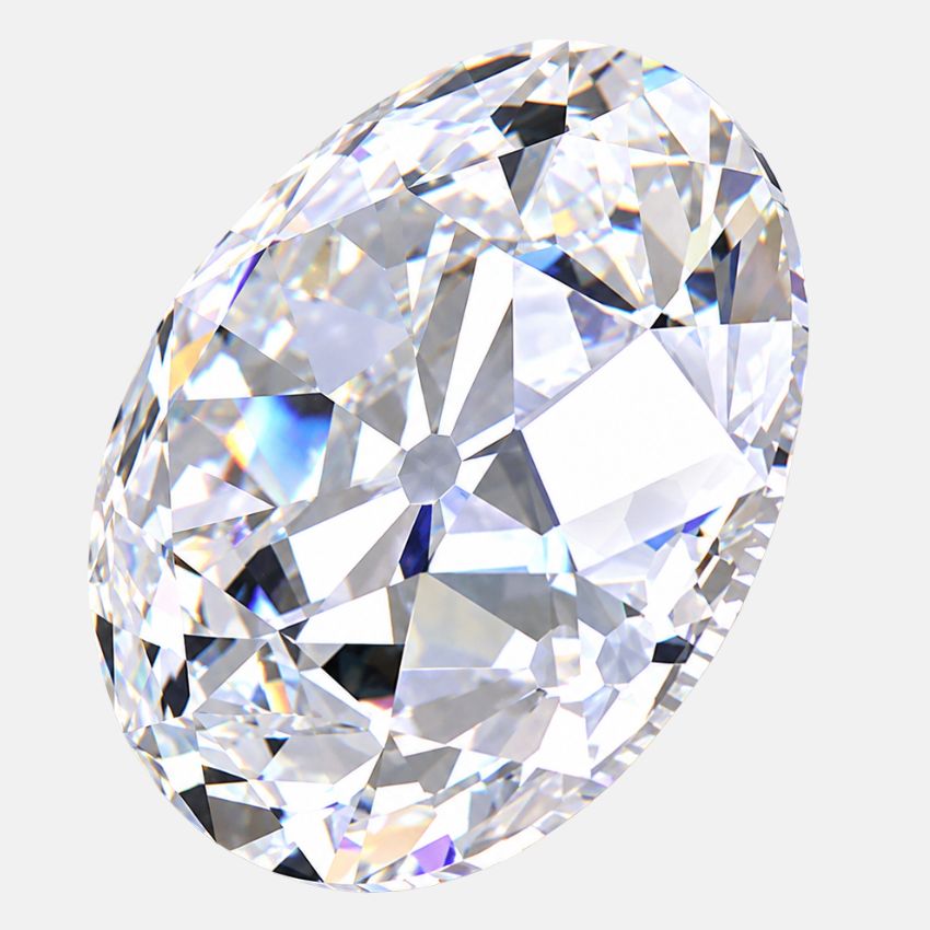 Mirano Jewels 2.80 Carat Eurocut Lab Grown Diamond E Color VVS2 Clarity