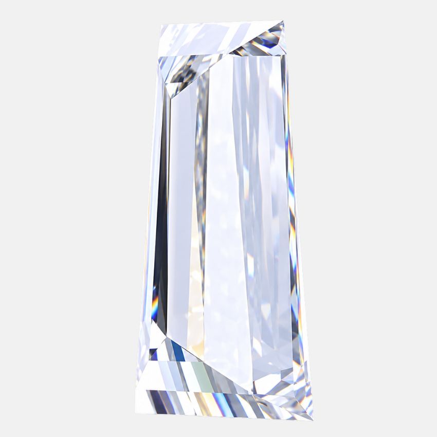 Mirano Jewels 1.02ct F Color VVS2 Clarity Lab Grown Tapered Baguette Diamond