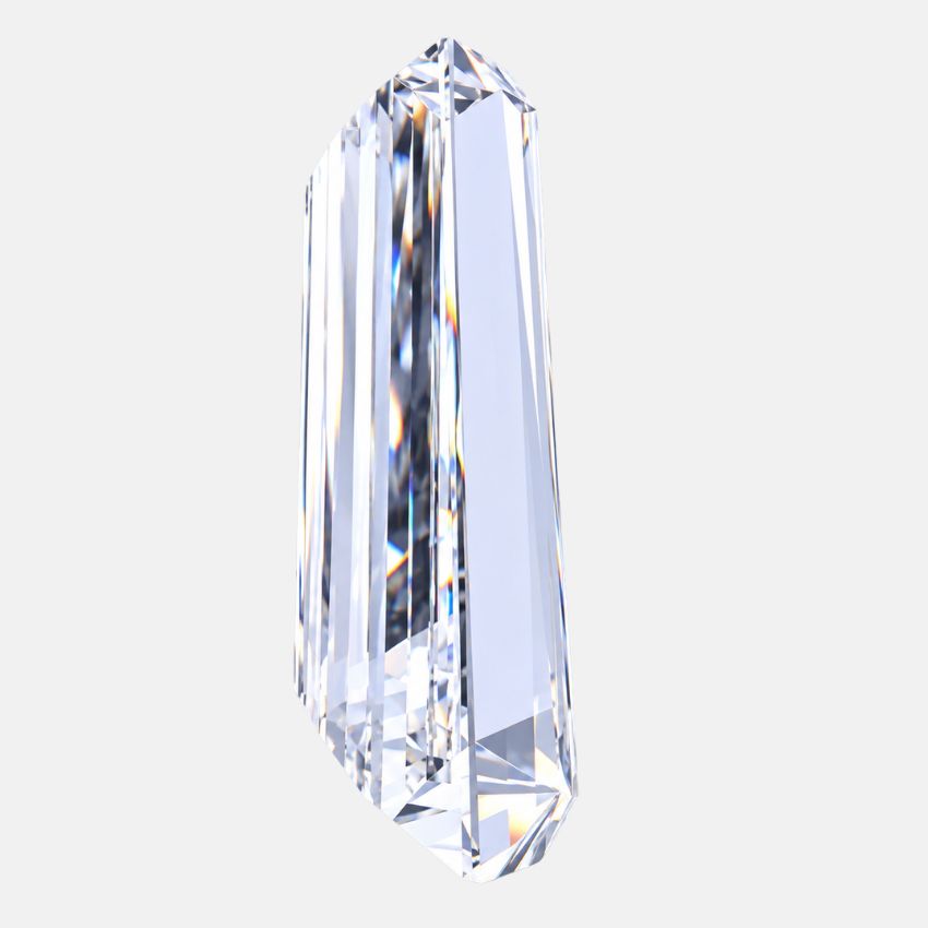 Mirano Jewels 1.02ct F Color VVS2 Clarity Lab Grown Tapered Baguette Diamond