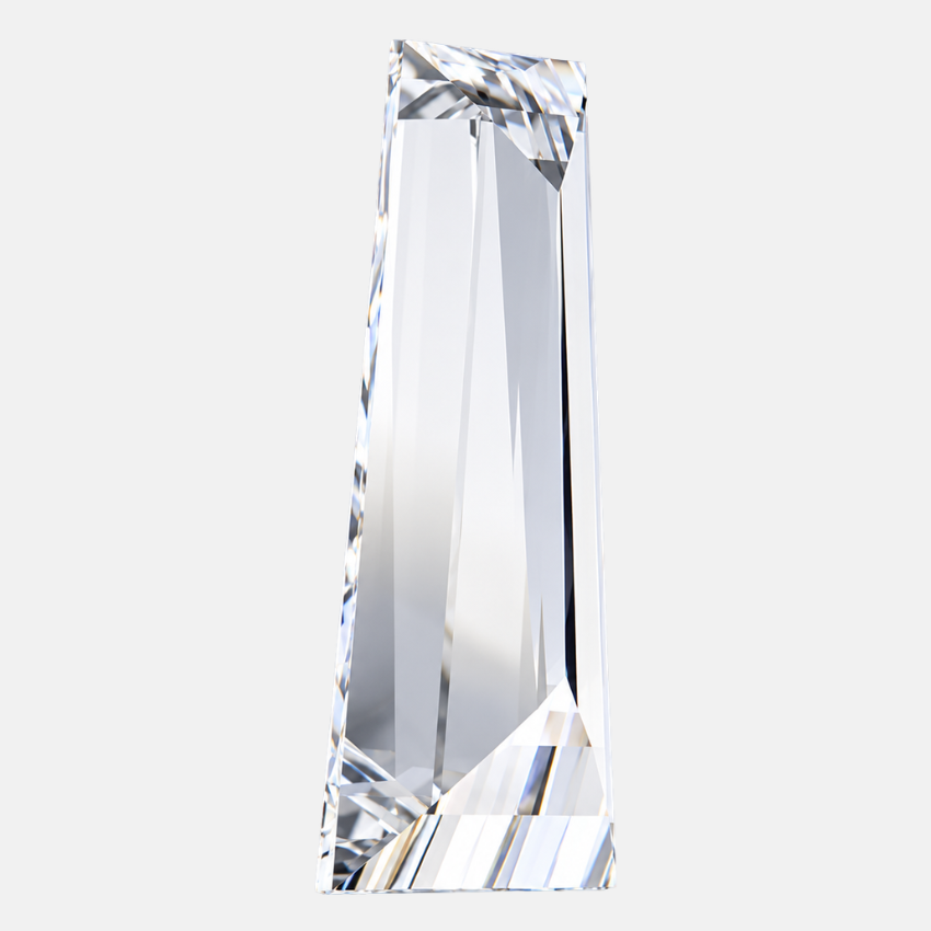 Mirano Jewels 1.04 Carat Tapered Baguette Cut Lab Grown Diamond E Color VVS1 Clarity