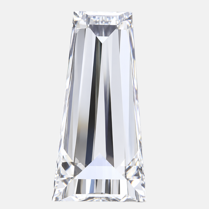 Mirano Jewels 1.04 Carat Tapered Baguette Cut Lab Grown Diamond E Color VVS1 Clarity