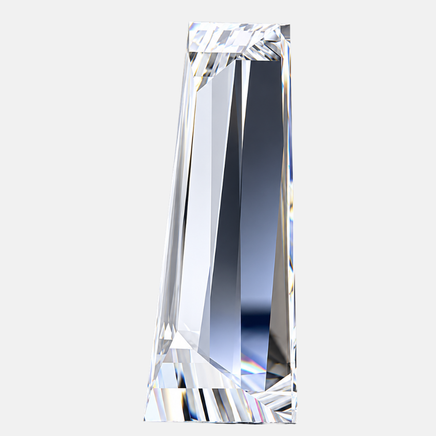 Mirano Jewels 1.04 Carat Tapered Baguette Cut Lab Grown Diamond E Color VVS1 Clarity