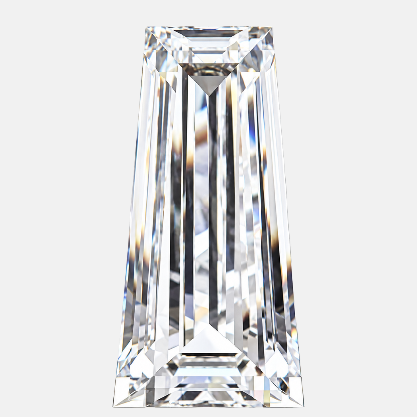 Mirano Jewels 1.01 Carat Tapered Baguette Cut Lab Grown Diamond E Color VVS2 Clarity