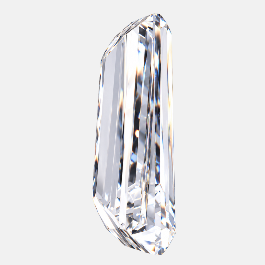 Mirano Jewels 1.01 Carat Tapered Baguette Cut Lab Grown Diamond E Color VVS2 Clarity