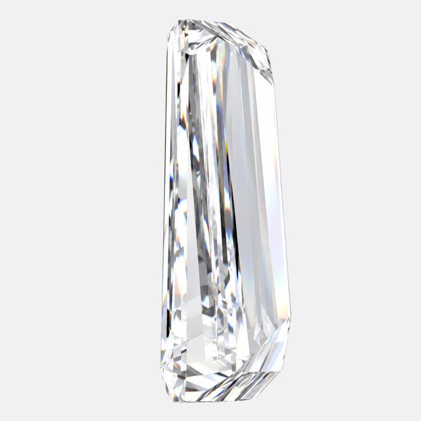 Mirano Jewels 1.01 Carat Tapered Baguette Cut Lab Grown Diamond E Color VVS2 Clarity