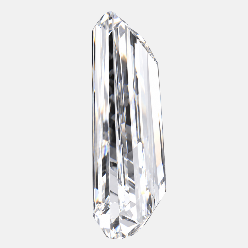 Mirano Jewels 1.01 Carat Tapered Baguette Cut Lab Grown Diamond E Color VVS2 Clarity
