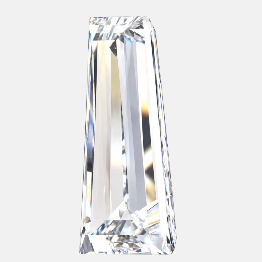 Mirano Jewels 1.01 Carat Tapered Baguette Cut Lab Grown Diamond E Color VVS2 Clarity