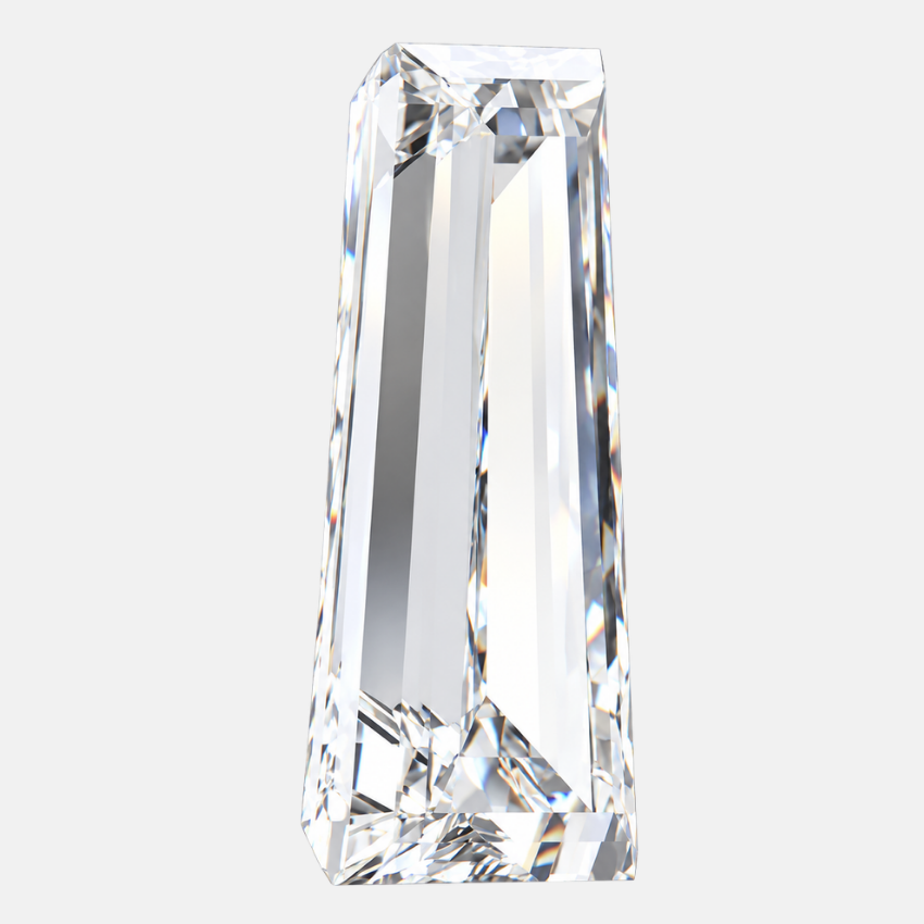 Mirano Jewels 1.01 Carat Tapered Baguette Cut Lab Grown Diamond E Color VVS2 Clarity