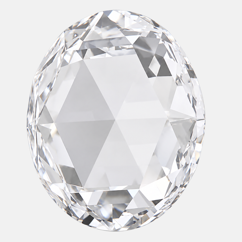 Mirano Jewels 1.04 Carat Rose Cut Lab Grown Diamond E Color VS1 Clarity Loose Diamond