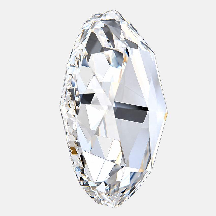 Mirano Jewels 1.04 Carat Rose Cut Lab Grown Diamond E Color VS1 Clarity Loose Diamond