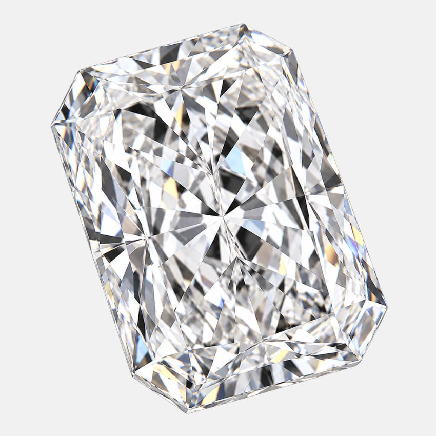 Mirano Jewels 1.01 Carat Radiant Cut Lab Created Diamond E Color VS2 Clarity IGI Certified