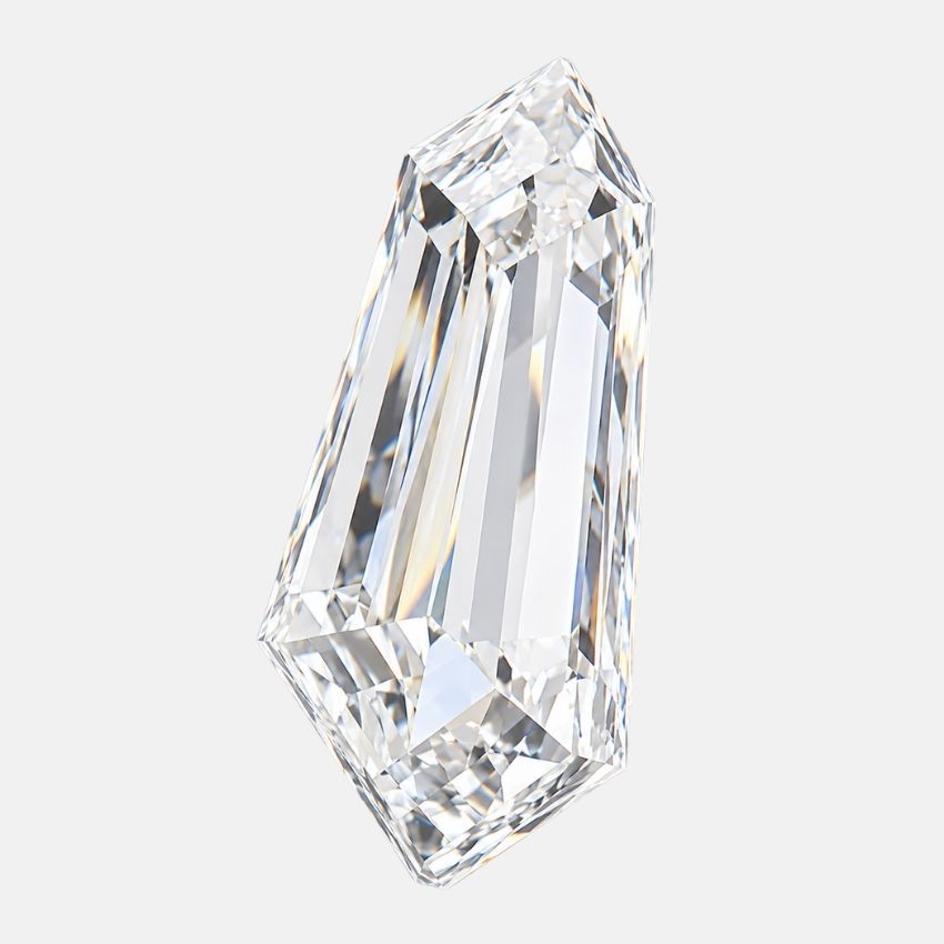 Mirano Jewels 1.23 Carat Shield Lab Grown Loose Diamond E Color VVS2 Clarity IGI Certified