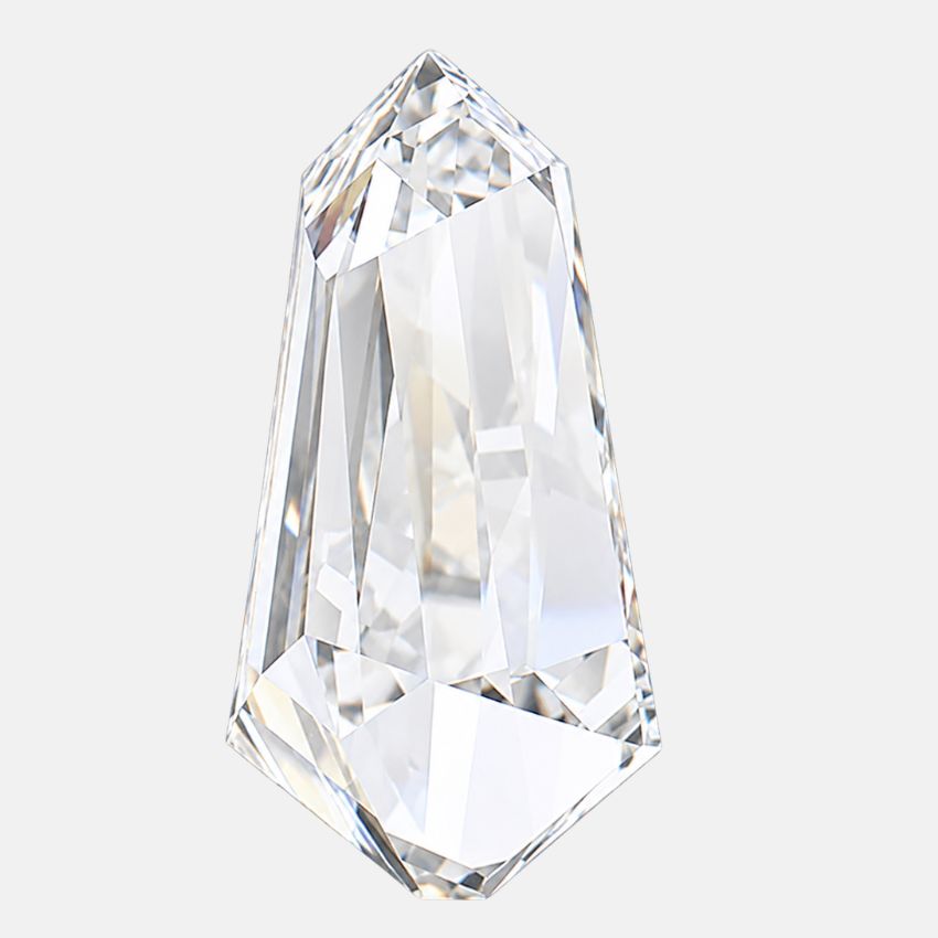 Mirano Jewels 1.23 Carat Shield Lab Grown Loose Diamond E Color VVS2 Clarity IGI Certified