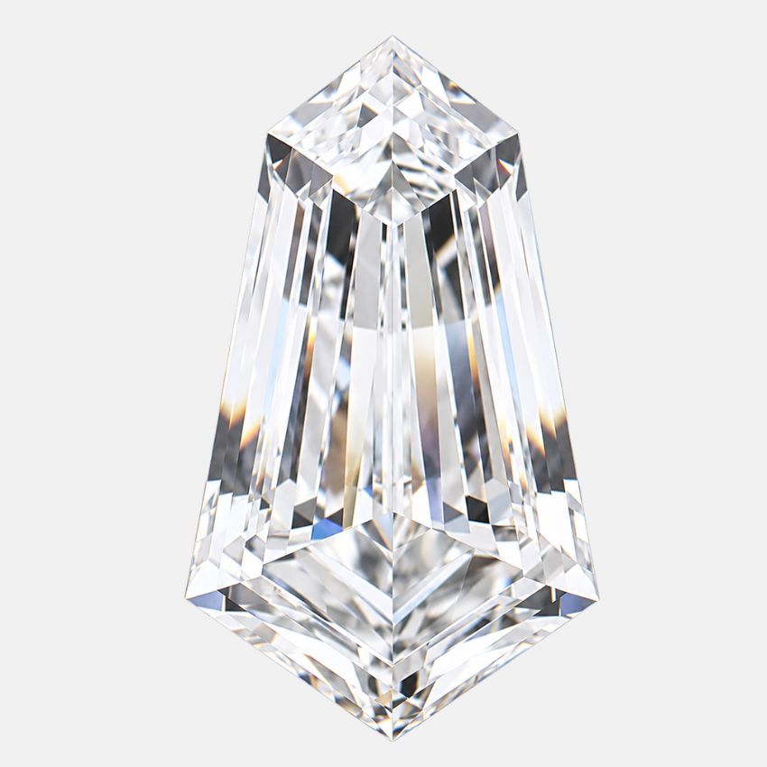 Mirano Jewels 1.23 Carat Shield Lab Grown Loose Diamond E Color VVS2 Clarity IGI Certified