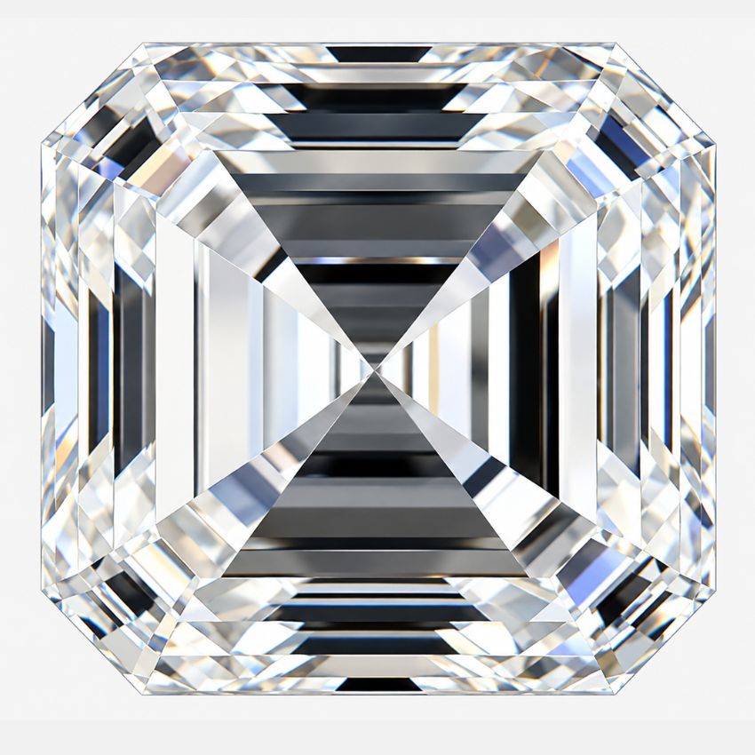 Mirano Jewels 1.13 Carat Lab Created Diamond Asscher Cut E Color VS2 Clarity IGI Certified