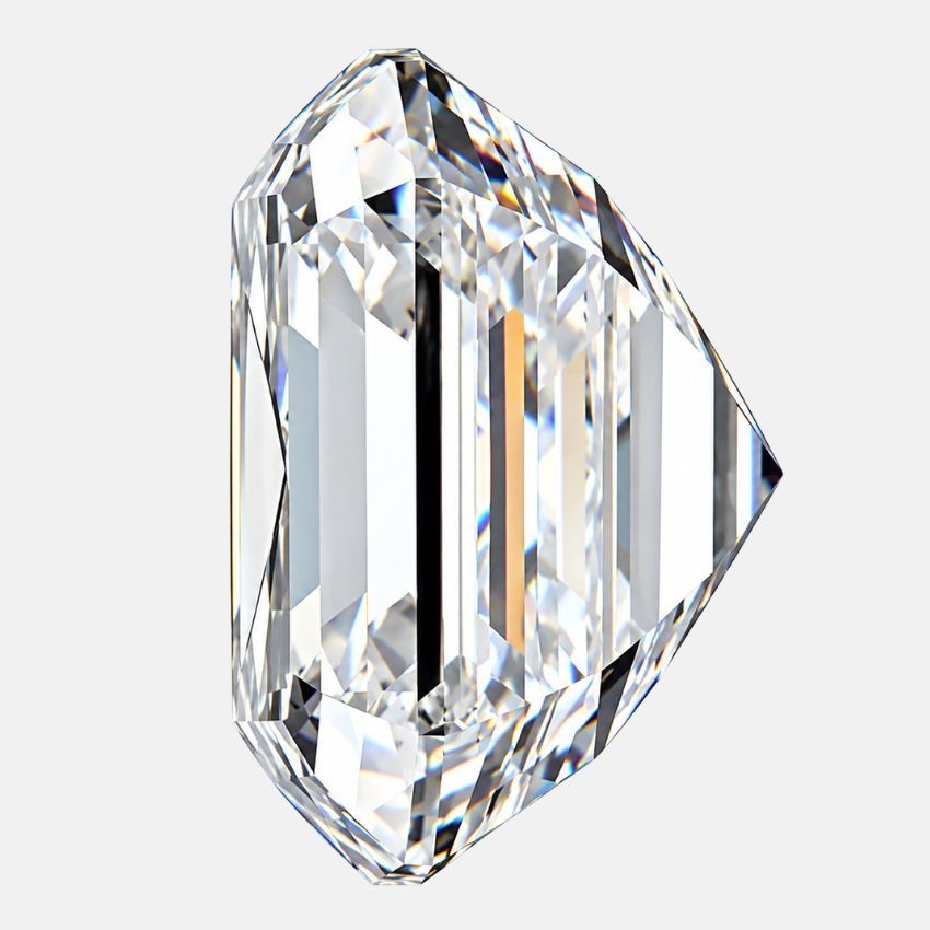 Mirano Jewels 1.13 Carat Lab Created Diamond Asscher Cut E Color VS2 Clarity IGI Certified
