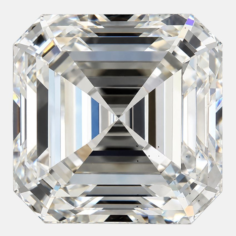 Mirano Jewels 1.27 Carat IGI Certified Asscher Cut Lab Grown Diamond E Color VS2 Clarity
