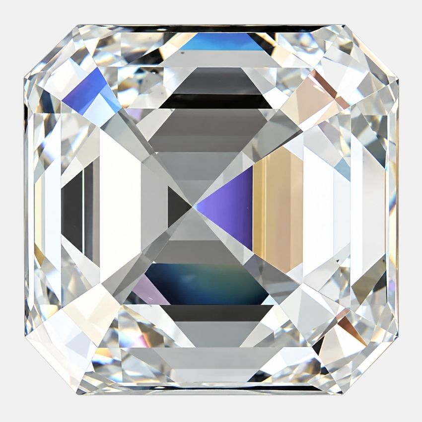 Mirano Jewels 1.27 Carat IGI Certified Asscher Cut Lab Grown Diamond E Color VS2 Clarity