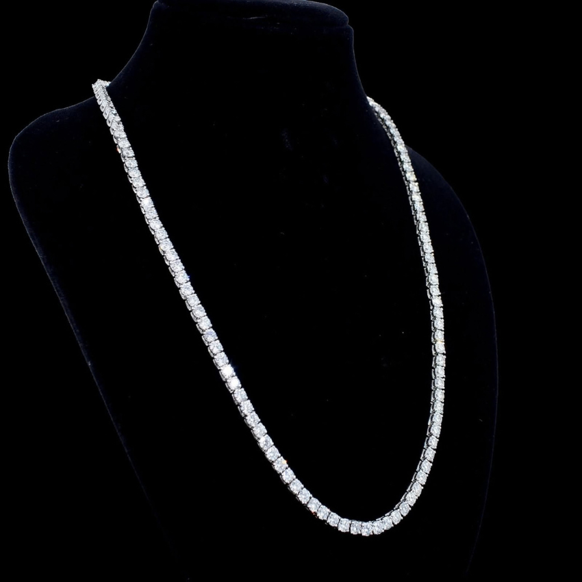 Mirano Jewels Luxury 9K Gold Studded TCW 41.60CT Lab Grown Diamond Necklace