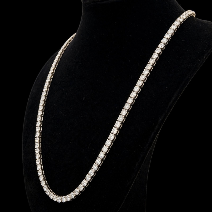 Mirano Jewels TCW 67.20CT Lab Grown Diamond Necklace with 14K Gold