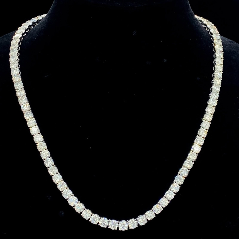 Mirano Jewels TCW 25.00CT Lab Grown Diamond Necklace In 18K Gold