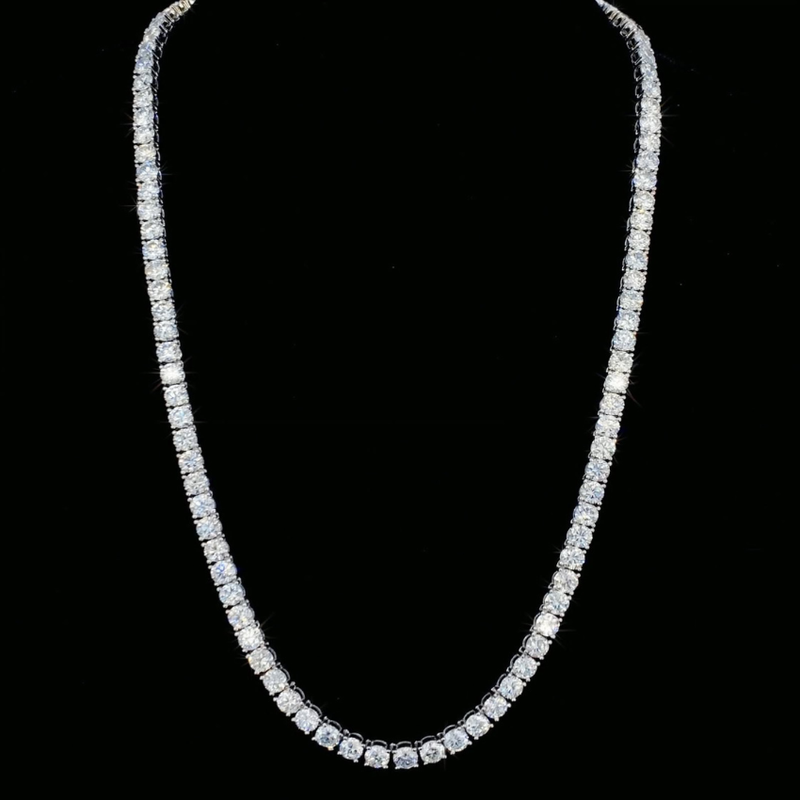 Mirano Jewels TCW 41.60CT Diamond Studded Necklace with Elegant 18K Gold
