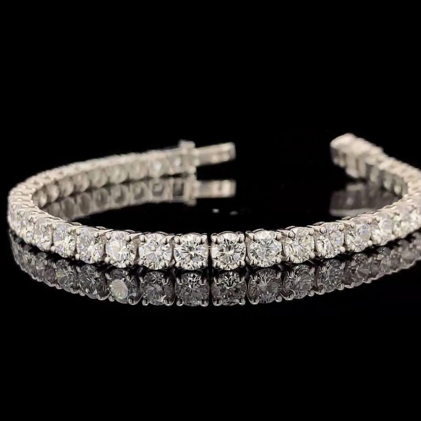 Mirano Jewels TCW 21.00 Carat Lab Grown Diamond Tennis Bracelet in 18K Gold