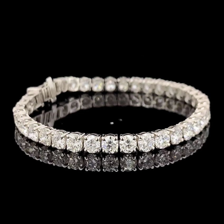 Mirano Jewels TCW 21.00 Carat Lab Grown Diamond Tennis Bracelet in 18K Gold