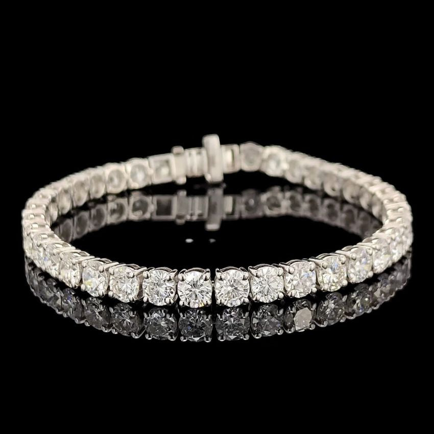 Mirano Jewels TCW 21.00 Carat Lab Grown Diamond Tennis Bracelet in 18K Gold
