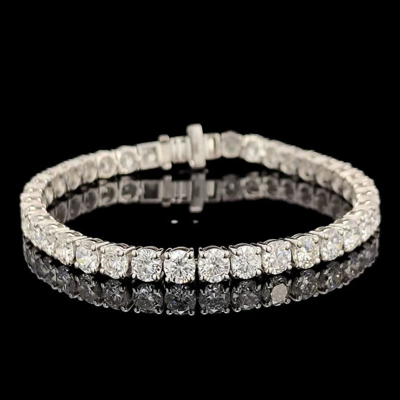 Mirano Jewels TCW 21.00 Carat Lab Grown Diamond Tennis Bracelet in 18K Gold