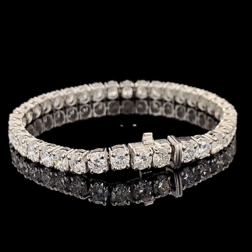 Mirano Jewels TCW 21.00 Carat Lab Grown Diamond Tennis Bracelet in 18K Gold