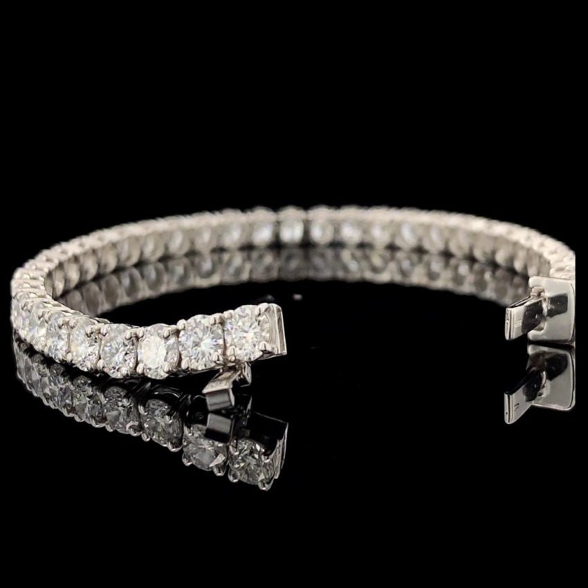 Mirano Jewels TCW 21.00 Carat Lab Grown Diamond Tennis Bracelet in 18K Gold
